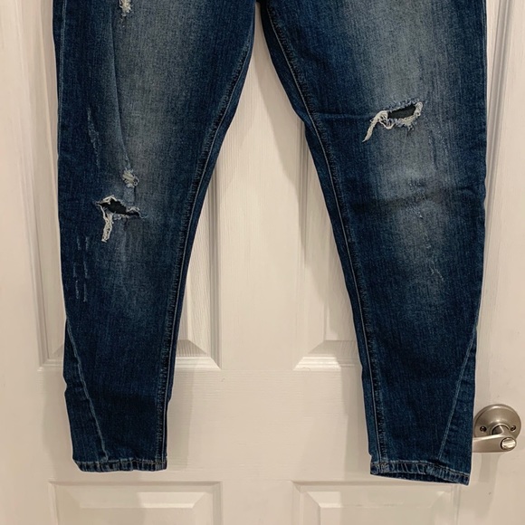 Elisabetta Franchi Gold Skinny Crop Denim Jeans - Picture 5 of 14